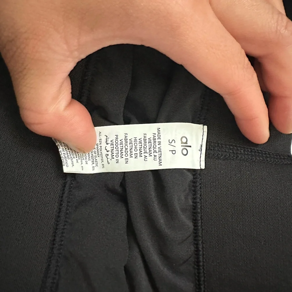ALO Yoga Black Performance Shorts